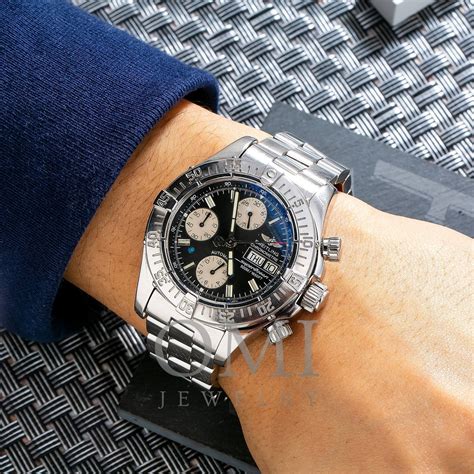 diamond bezel for breitling a13340|breitling superocean heritage ii.